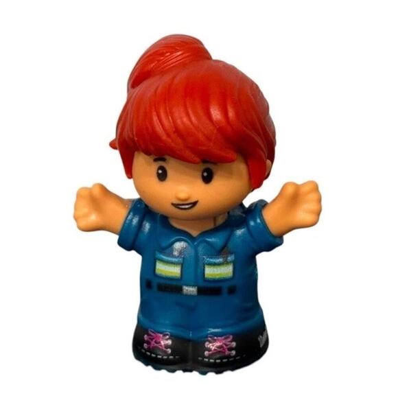 Fisher-Price Other - Fisher Price Little People Help And GoTow Truck Garage Playset: Female Mechanic